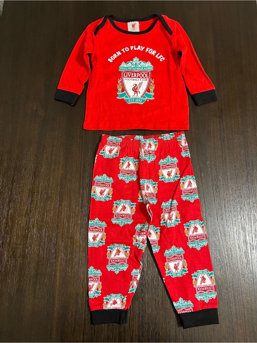 Liverpool FC Red Pajama Set, 18-24m